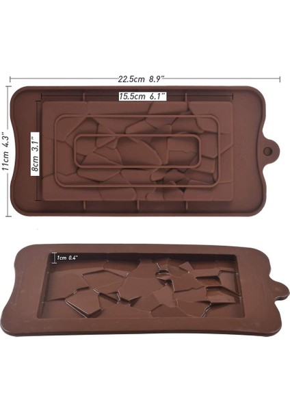 4 Adet Tam Sürüm Çikolata Kalıp Parçaları (Yurt Dışından) modelleri