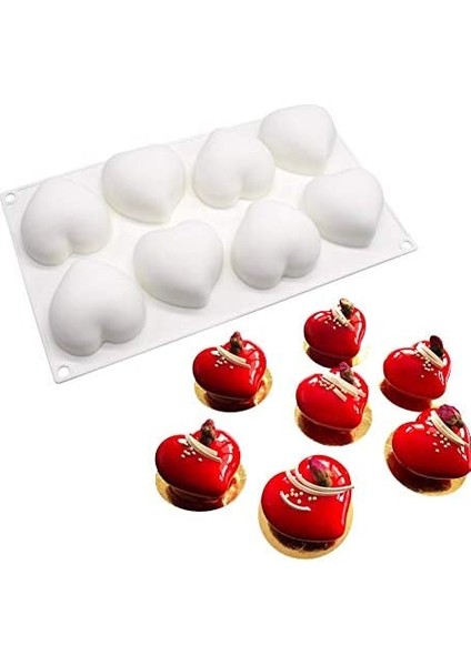 8 Bükülmüş Kalp Silikon Kalıp Şirketi (Yurt Dışından) indirimleri