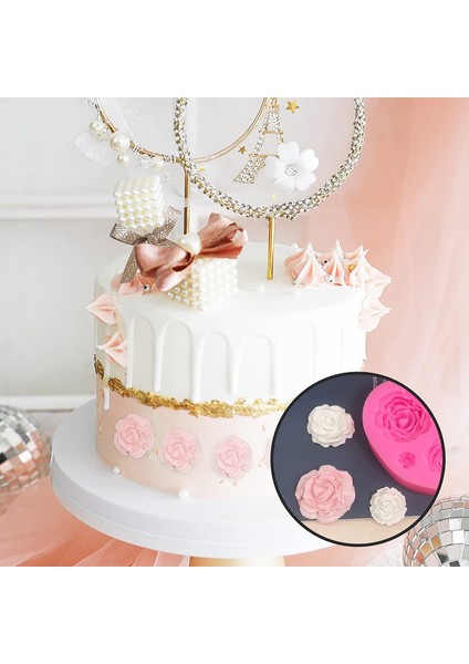 3 Adet Çiçek Kek Şekerleme Silikon Kalıp (Yurt Dışından) indirimleri