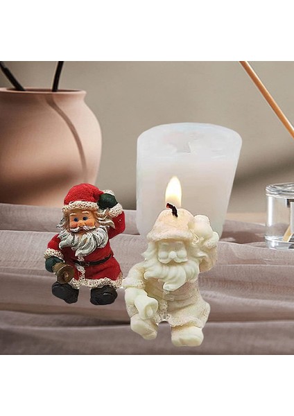 2 Parçalı Noel Baba Silikon Kalıp (Yurt Dışından) modelleri
