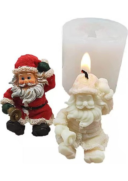 2 Parçalı Noel Baba Silikon Kalıp (Yurt Dışından) fırsatları