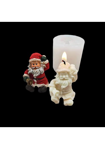 2 Parçalı Noel Baba Silikon Kalıp (Yurt Dışından) indirimleri