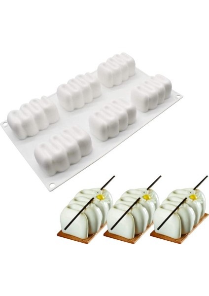 6st Küçük Paletli Silikon Bisküvi Kalıbı (Yurt Dışından)