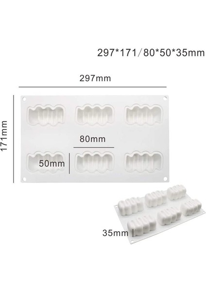 6st Küçük Paletli Silikon Bisküvi Kalıbı (Yurt Dışından) fiyatları