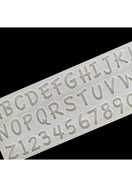 Alfasayısal Semboller Için Silikon Form (Yurt Dışından) modelleri