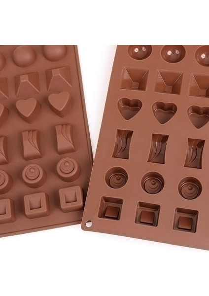 3 Adet 30 Çikolata Kalıp Girintisi 6 Şekil (Yurt Dışından) fiyatları