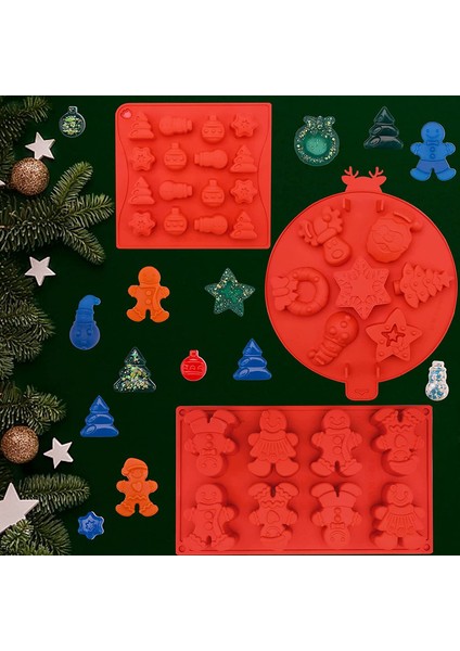 3x Noel Silikon Bisküvi Kalıp (Yurt Dışından) indirimleri