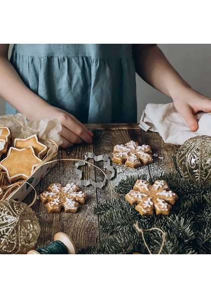 9 Paket Noel Kar Tanesi Bisküvi Kesici (Yurt Dışından) fırsatları