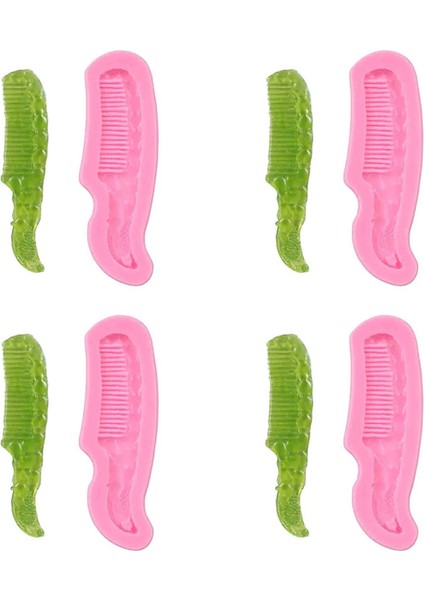 4 Tarak Silikon Kek Kalıbı (Yurt Dışından)