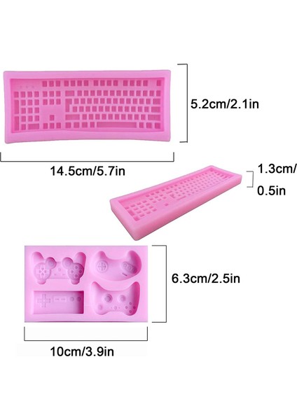 2 Adet Silikon Klavye Kalıbı (Yurt Dışından) fiyatları