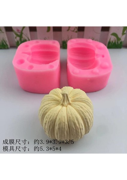 2 Parçalı 3D Kabak Şekilli Silikon Kalıp (Yurt Dışından) fiyatları