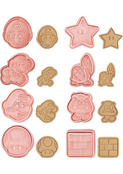 8szt Karikatür Kurabiye Kalıp (Yurt Dışından)