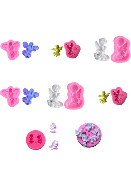 8 Şeker Kalıp Melek Kapak (Yurt Dışından)