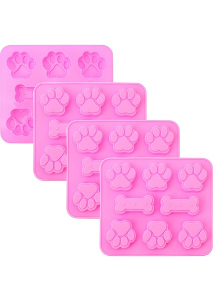 4 Adet 2-W-1 Silikon Kalıp (Yurt Dışından)