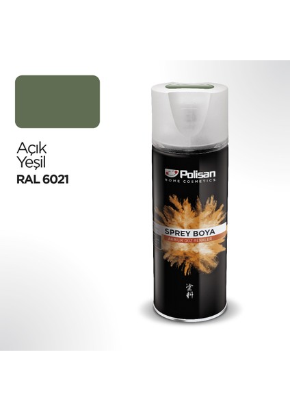 Akrilik Açık Yeşil Sprey Boya 400 ml - RAL 6012