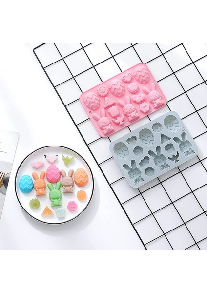 2x Silikon Çikolata Tavşan Kalıp (Yurt Dışından) fırsatları