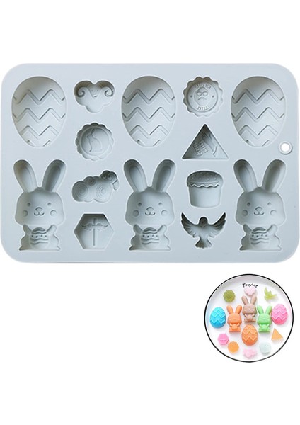 2x Silikon Çikolata Tavşan Kalıp (Yurt Dışından) indirimleri