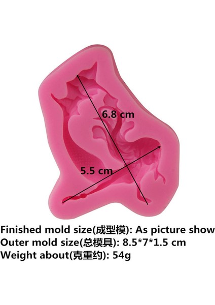 2 Denizkızı Kız Balık Kuyruğu Silikon Kalıp (Yurt Dışından) fiyatları