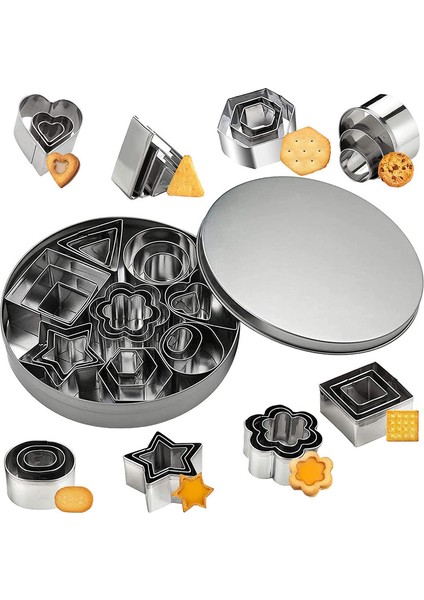 24 Bisküvi Kalıp Seti (Yurt Dışından)