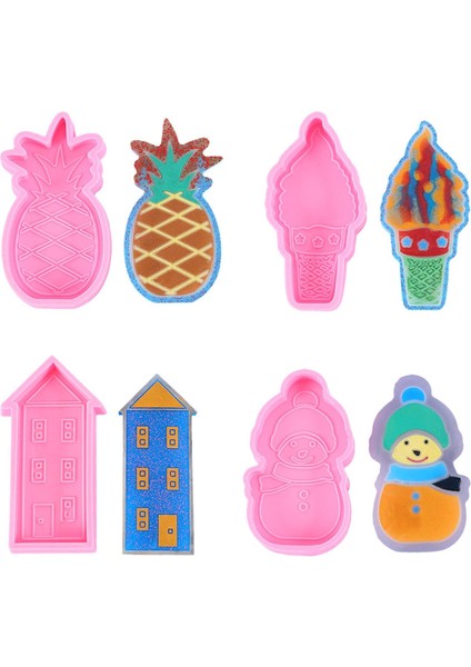 Dondurma Silikon Kalıp 4 Parça (Yurt Dışından)