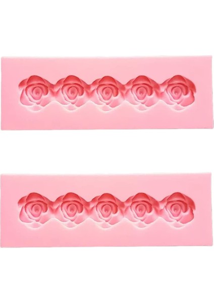 2 Gül Hattı Bisküvi Kalıpları Seti (Yurt Dışından)