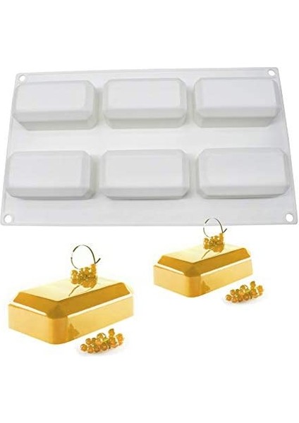 2 Adet6 Brıcs Mousse Kalıp (Yurt Dışından)