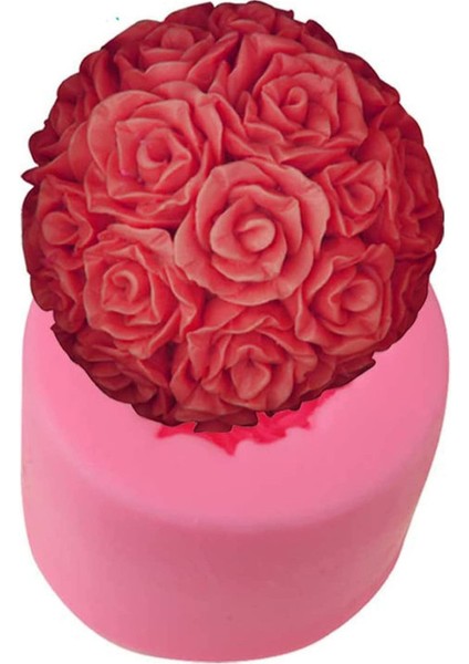 Kat Gül Buketi Silikon Kalıp (Yurt Dışından)