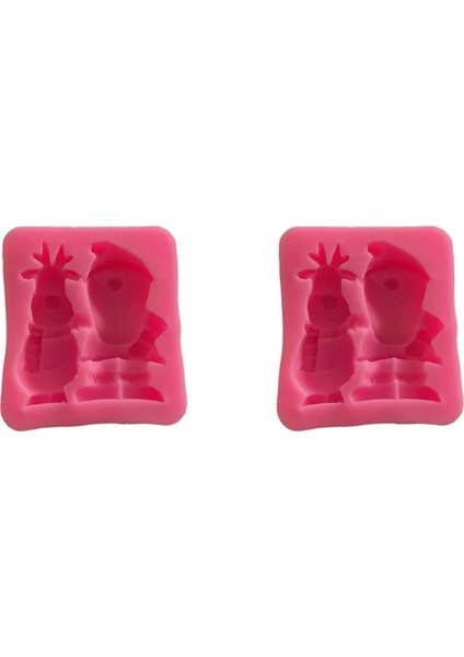 2x Noel Baba ve Geyik Bisküvi Kalıbı (Yurt Dışından)