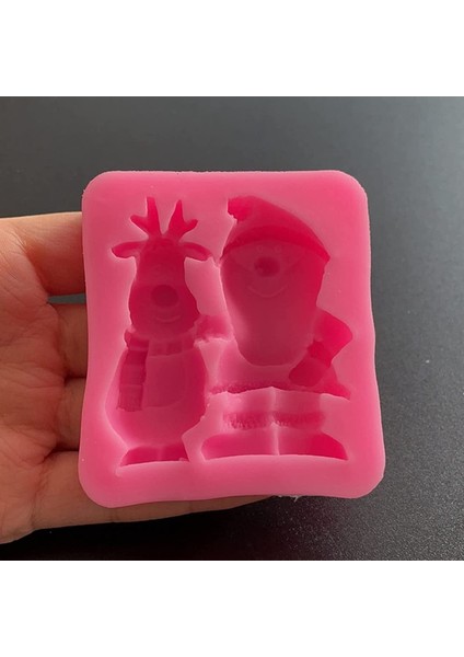 2x Noel Baba ve Geyik Bisküvi Kalıbı (Yurt Dışından) modelleri