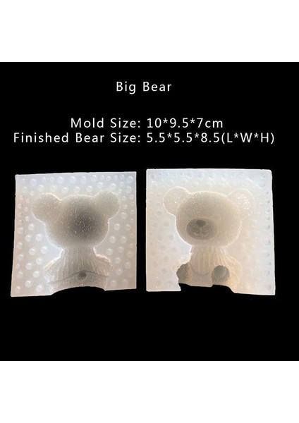 Oyuncak Ayı Büyük Silikon Kalıp Seti (Yurt Dışından) fiyatları