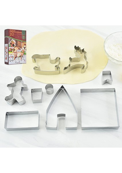 9 Noel Kurabiye Zımba Seti (Yurt Dışından) fiyatları