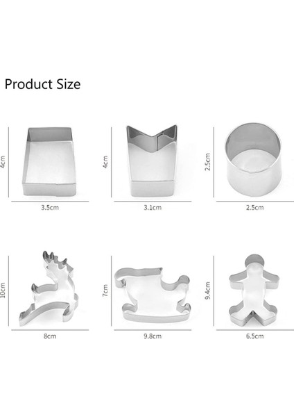 9 Noel Kurabiye Zımba Seti (Yurt Dışından) indirimleri