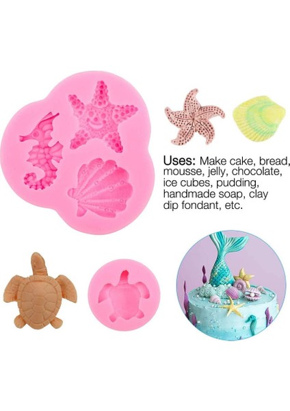 6 Adet Okyanus Serisi Bisküvi Kalıbı (Yurt Dışından) fırsatları