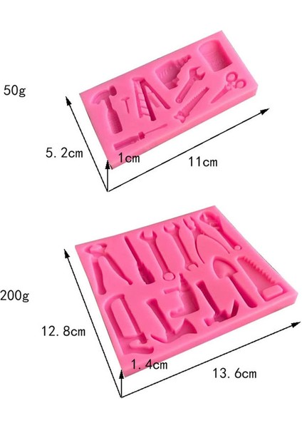 Donanım Araçları Için 2 Adet Silikon Kalıp (Yurt Dışından) modelleri