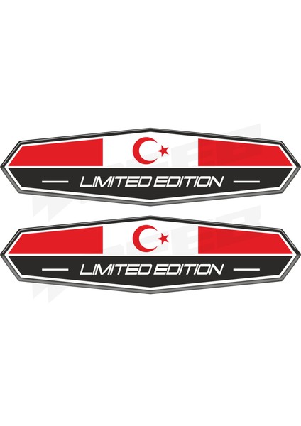 Limited Edition Türkiye 3 Boyutlu Damla Sticker