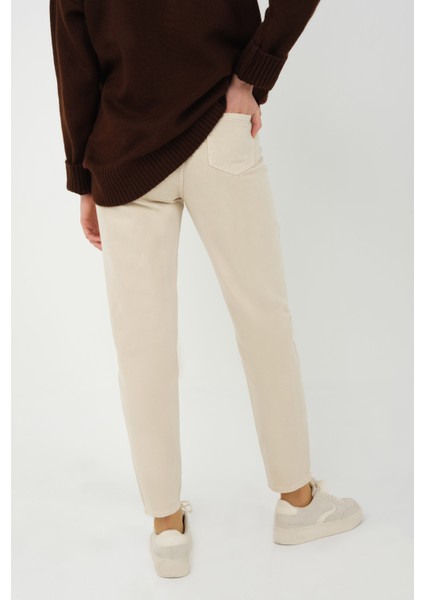 Yüksek Bel Balon Jean Bej indirimleri