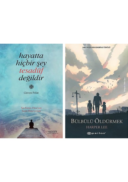 Yüzleşme Yayınları Hayatta Hiçbir Şey Tesadüf Değildir / Bülbülü Öldürmek (2 Kitap Set)