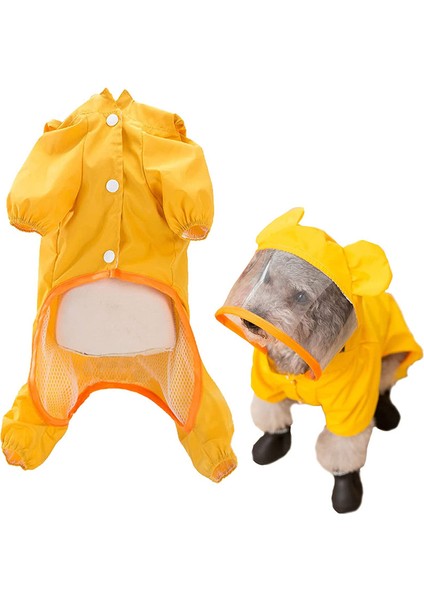 Köpek Yağmurluk Sarı-S (Yurt Dışından)