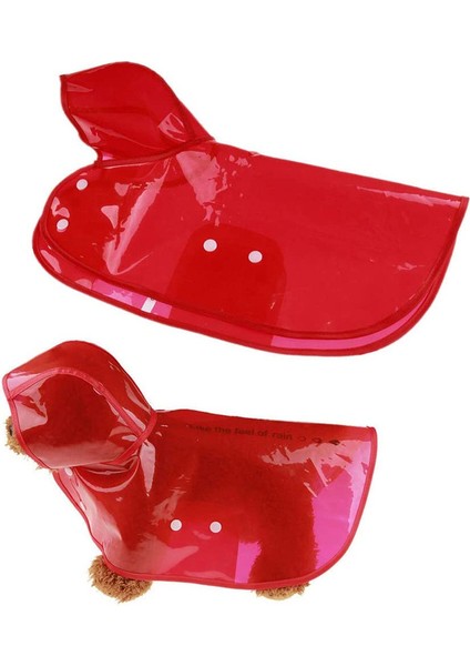 Puppy Clear Yağmurluk Kırmızı-S (Yurt Dışından)