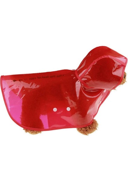 Puppy Clear Yağmurluk Kırmızı-S (Yurt Dışından) fırsatları