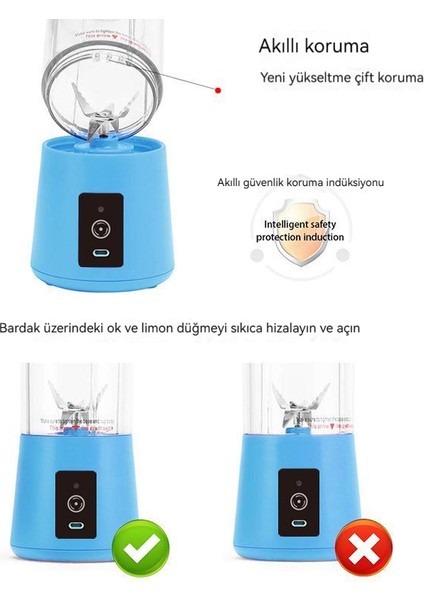 USB Şarj Ev Mini Meyve Suyu Bardağı (Yurt Dışından)
