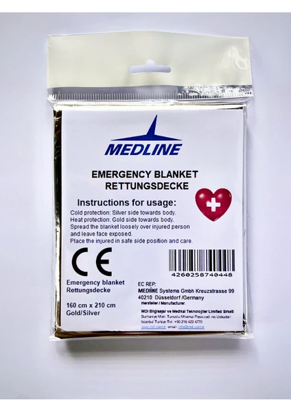 Medlıne Emergency Blanket Termal Battaniye