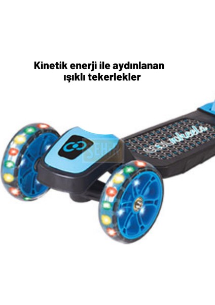 Cool Wheels Twist 3 Tekerlekli LED Işıklı Yükseklik Ayarlı Çocuk Scooter