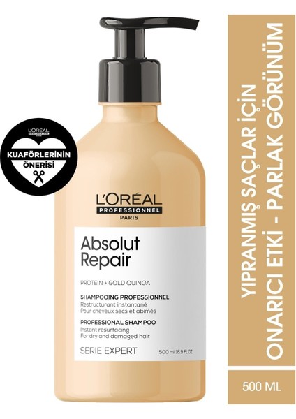 L'Oréal Paris Serie Expert Absolut Repair Onarıcı Şampuan 500 ml + Serie Expert Absolut Repair Maske fiyatları