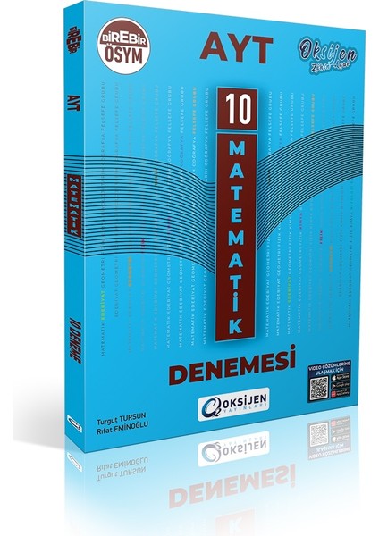 Oksijen Tyt Türkçe-matematik Ayt Matematik Deneme Seti