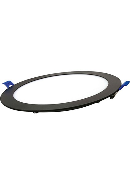 6 Watt Siyah Panel LED Armatür Sıva Altı Yuvarlak Ct 5125 Beyaz Işık
