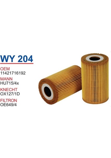 Fıltre Yag ( Bmw : E36 93--/ E46 98-- / Z3 98-- )