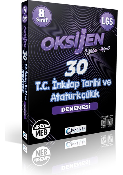 Oksijen Yayınları Oksijen LGS 8. Sınıf T.c. Inkılap Tarihi Soru Bankası & Inkılap L