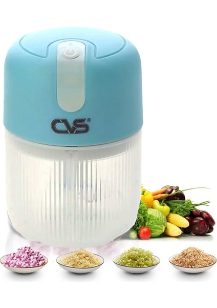 DN3559 Şarjlı Gıda Doğrayıcı Mini Blender Mavi