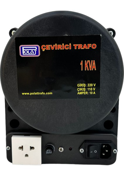 220 Giriş - 110 Çıkış Çevirici Trafo Converter (1 Kva) Ip Tip